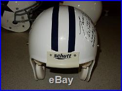 Jason Witten Autod Dallas Cowboys Game Used Helmet Throwback Gene Upshaw
