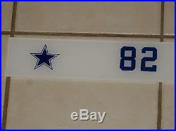 Jason Witten Autographed Stadium Used Locker Room Nameplate Dallas Cowboys COA
