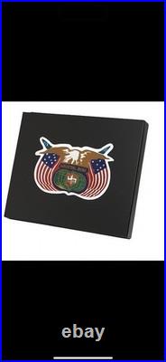 Jeff Hamilton Dallas Cowboys Faux Leather Hoodie Jacket XL + Original Box NFL