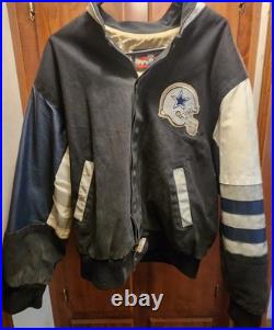 Jeff Hamilton Dallas Cowboys Vintage Jacket M NFL Leather/denim Jeff Hamilton Dallas Cowboys Vintage Jacket M NFL Leather/denim