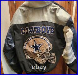Jeff Hamilton Dallas Cowboys Vintage Jacket M NFL Leather/denim Jeff Hamilton Dallas Cowboys Vintage Jacket M NFL Leather/denim