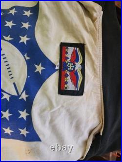 Jeff Hamilton Dallas Cowboys Vintage Jacket M NFL Leather/denim