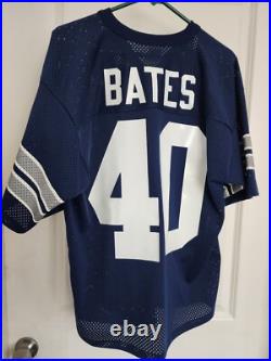 Jersey M Dallas Cowboys #40 Bill Bates vintage logo 7 vintage rare Made In USA
