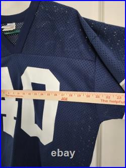 Jersey M Dallas Cowboys #40 Bill Bates vintage logo 7 vintage rare Made In USA