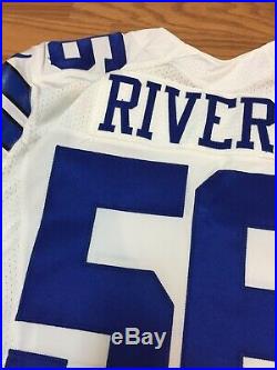 Keith Rivers #56 Dallas Cowboys Game Issued Used Worn Jersey Giants Bills