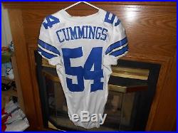 Kenwin Cummings Game Used Dallas Cowboys Helmet / Jersey