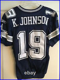 Keyshawn Johnson Dallas Cowboys Game Used Worn Jersey 2005 Navy Jets Bucs USC