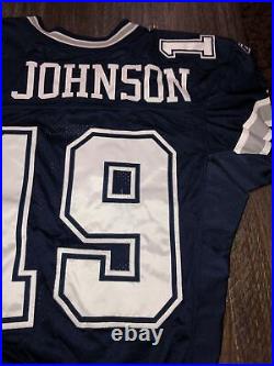 Keyshawn Johnson Dallas Cowboys Game Used Worn Jersey Reebok Prova Jets Bucs