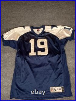Keyshawn Johnson Dallas Cowboys Reebok Jersey Mens 52 Blue Embroidered NFL Retro