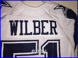 Kyle Wilber Dallas Cowboys Game Used Worn Color Rush Jersey Prova Great Use