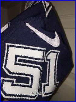 Kyle Wilber Dallas Cowboys Game Used Worn Color Rush Jersey Prova Great Use