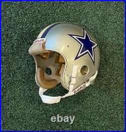 LATE 1970s DALLAS COWBOYS RIDDELL PAC-3 HELMET RARE UNDRILLED LARGE SHELL