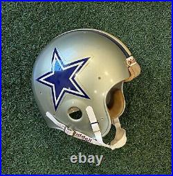 LATE 1970s DALLAS COWBOYS RIDDELL PAC-3 HELMET RARE UNDRILLED LARGE SHELL