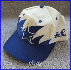 LOT OF 2 Vintage DALLAS COWBOYS Logo Athletic SPLASH & SHARKTOOTH Hat football