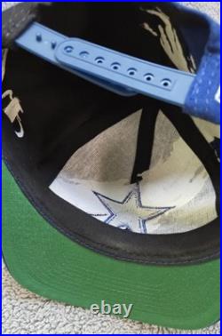 LOT OF 2 Vintage DALLAS COWBOYS Logo Athletic SPLASH & SHARKTOOTH Hat football