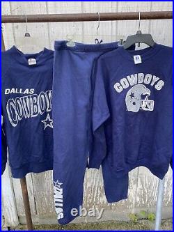 LOT Vtg Dallas Cowboys Apparel T Shirts, Sweatshirt More XL L M (18 Pieces)