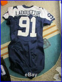 Ladouceur 2008 Dallas Cowboys Game Used Worn Jersey Throwback Style Steiner