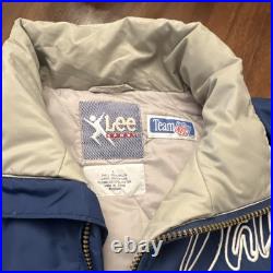 Lee Sport Dallas Cowboys NFL Jacket Size L Blue Gray White