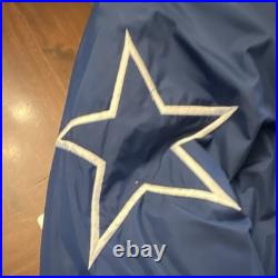 Lee Sport Dallas Cowboys NFL Jacket Size L Blue Gray White