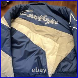 Lee Sport Dallas Cowboys NFL Jacket Size L Blue Gray White