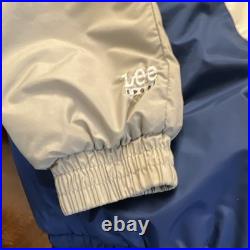 Lee Sport Dallas Cowboys NFL Jacket Size L Blue Gray White