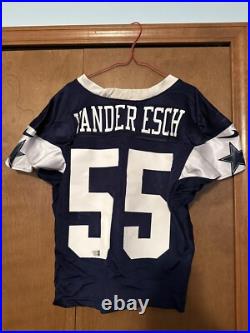 Leighton Vander Esch Practice Used/Worn Jersey 2023 Fanatics COA Dallas Cowboys