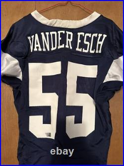 Leighton Vander Esch Practice Used/Worn Jersey 2023 Fanatics COA Dallas Cowboys