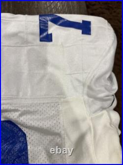 Leon Lett Dallas Cowboys Game Used Worn White Home Jersey Big Pro Bowler