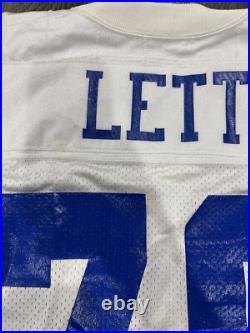 Leon Lett Dallas Cowboys Game Used Worn White Home Jersey Big Pro Bowler