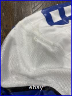 Leon Lett Dallas Cowboys Game Used Worn White Home Jersey Big Pro Bowler