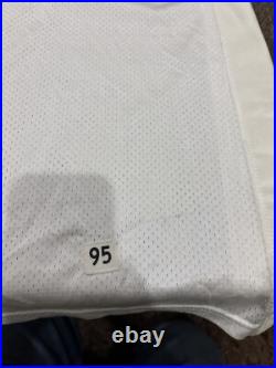 Leon Lett Dallas Cowboys Game Used Worn White Home Jersey Big Pro Bowler