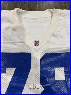 Leon Lett Dallas Cowboys Game Used Worn White Home Jersey Big Pro Bowler