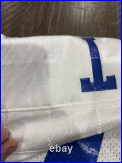 Leon Lett Dallas Cowboys Game Used Worn White Home Jersey Big Pro Bowler
