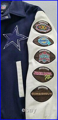 Limited Edition Dallas Cowboys 5 Super Bowl Championship Jacket