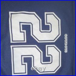 Logo 7 Dallas Cowboys Emmitt Smith #22 NFL Football Jersey Blue X-Large