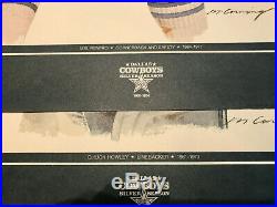 Lot Of 6 Dallas Cowboys Silver Season Posters 1960-1984 Pizza Hut Dr Pepper
