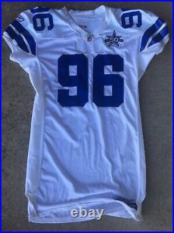 MARCUS SPEARS 2010 Game Used Dallas Cowboys Jersey 50th Patch AUTOGRAPHED