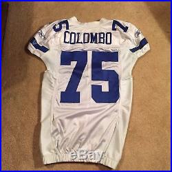 Marc Colombo game used worn Dallas Cowboys jersey