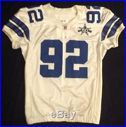 Marcus Dixon Authentic NFL Game WORN Issued Jersey Size 52 Dallas Cowboys