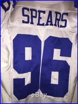 Marcus Spears Dallas Cowboys Game Used Worn Jersey 2010 50th Patch Matched LSU