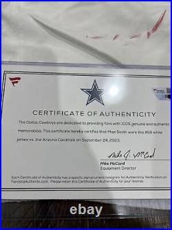 Mazi Smith DALLAS COWBOYS GAME USED WORN JERSEY 09/28/23 Vs Cardinals COA 1st Rd