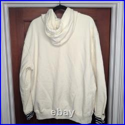 Men's Cream Dallas Cowboys Retro Chainstitch Heavyweight Pullover Hoodie L