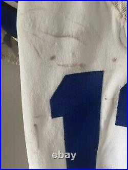 Michael Gallup Game Worn Used Jersey Dallas Cowboys with Auto Photomatched
