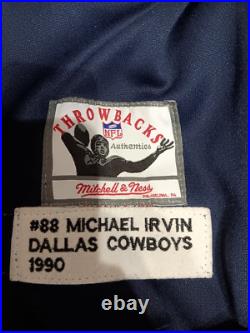 Michael Irvin #88 Cowboys 1990 ThrowBack Jacket/Pants Men Mitchel and Ness VTG