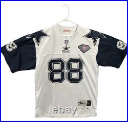 Michael Irvin #88 Dallas Cowboys Mitchell & Ness 75th Patch 1994 Jersey 52