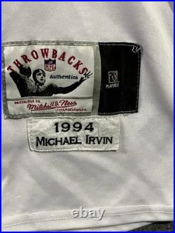 Michael Irvin #88 Dallas Cowboys Mitchell & Ness 75th Patch 1994 Jersey 52