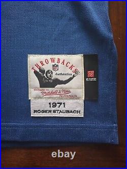 Mitchell And Ness Authentic Roger Staubach Dallas Cowboys 1971 Sz 52