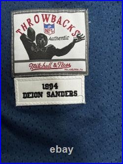 Mitchell & Ness 1995 Deion Sanders Throwback Dallas Cowboys Jersey Size Medium