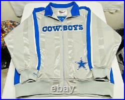 Mitchell & Ness Dallas Cowboys Throwbacks Jacket Mens LARGE