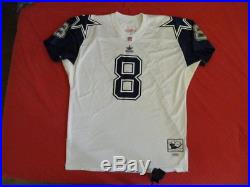 Mitchell Ness M&N Troy Aikman Authentic Dallas Cowboys jersey sz 52 2XL USA RARE
